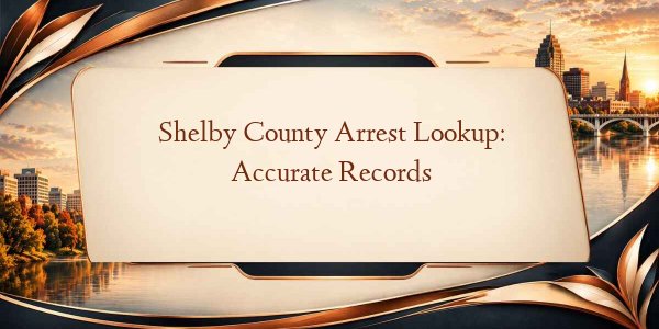 Shelby County Arrest Lookup: Accurate Records