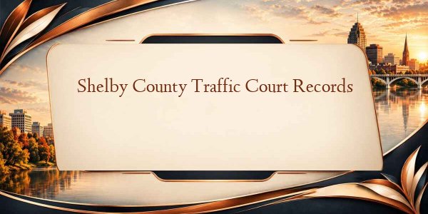 Shelby County Traffic Court Records
